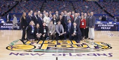 New Orleans- With the local media relations volunteer group during the 2003 NCAA Men’s Final Four in New Orleans.